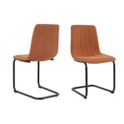 Stoelen set van 2 met sledeframe