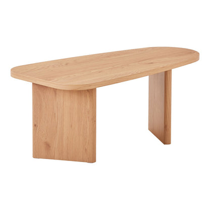 Salontafel 100x50x41 cm MDF decor paper houten poten