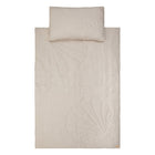 Linen shell children's duvet cover set "Sand" Large size