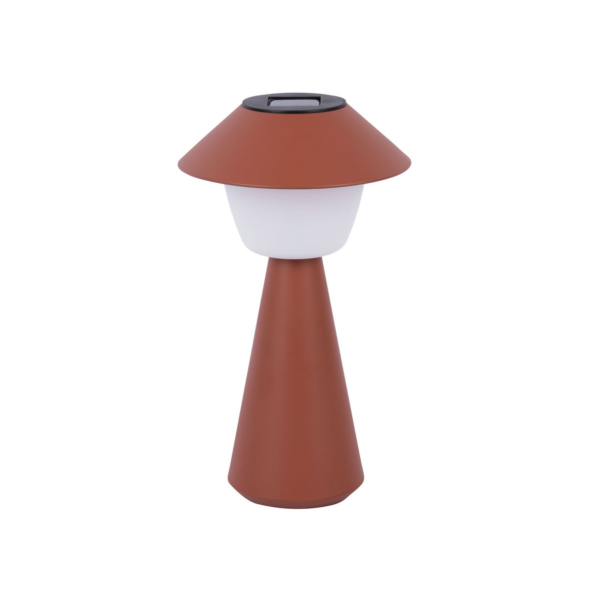 Tafellamp zonne-energie rood 32x18 cm IP44