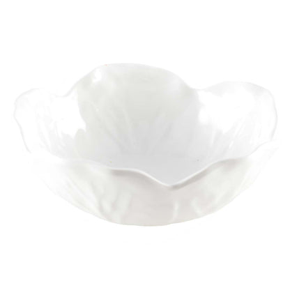 Melamine serveerplaat rond 17,5x17,5x5 cm wit