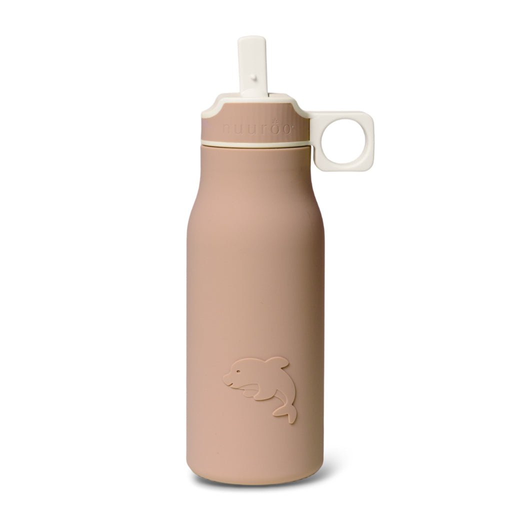 Drinkfles siliconen 400 ml chocolademout