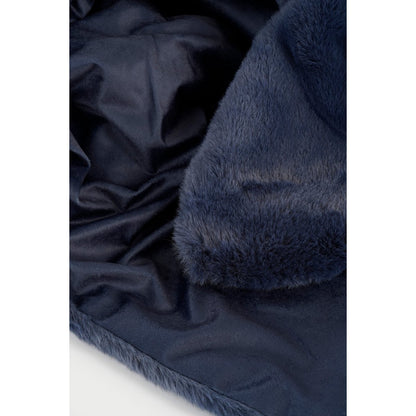 Fleece deken 200x150 cm donkerblauw