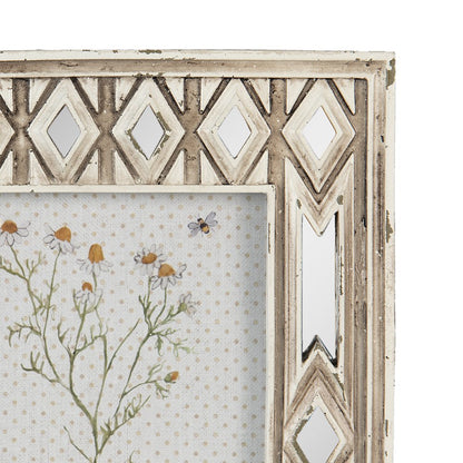 Fotolijst 10x15 cm beige polyresin