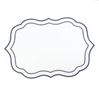 Onderplaat wit blauw 44x29 cm polyester