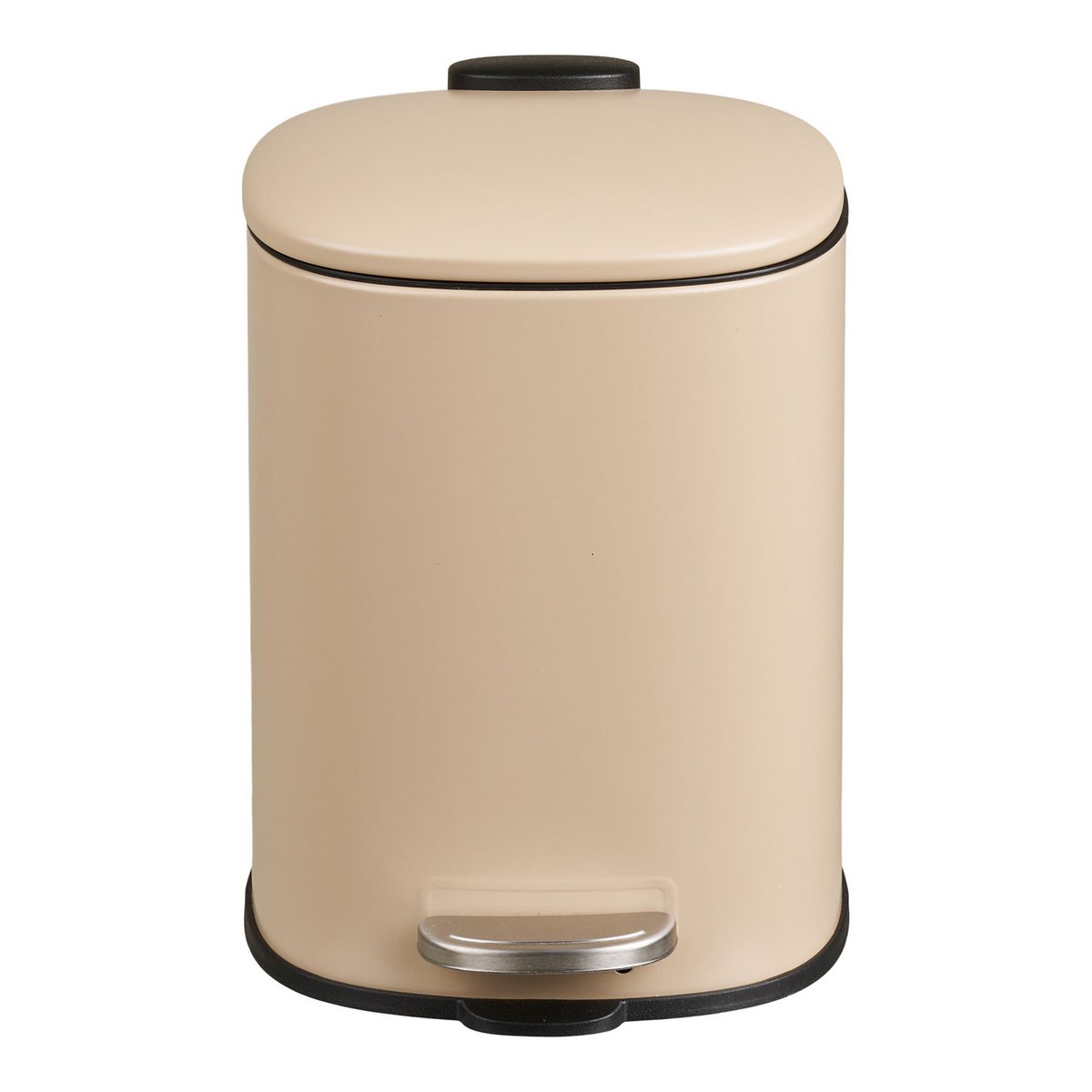 Pedaalemmer 3L metaal beige soft close