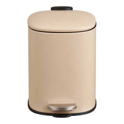 Pedaalemmer 3L metaal beige soft close
