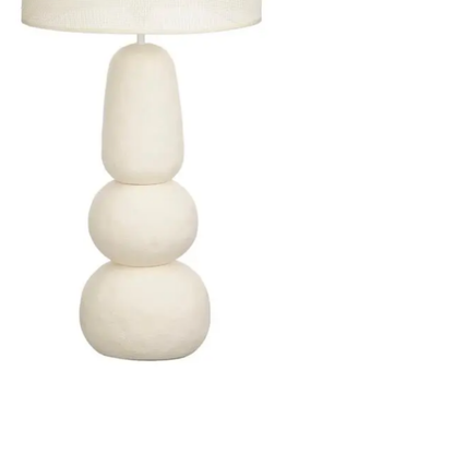 Tafellamp Menko 84x38 cm keramiek crème