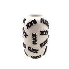 Vase - 'FUCK' - Ceramic - White/Black - 17x17x27cm