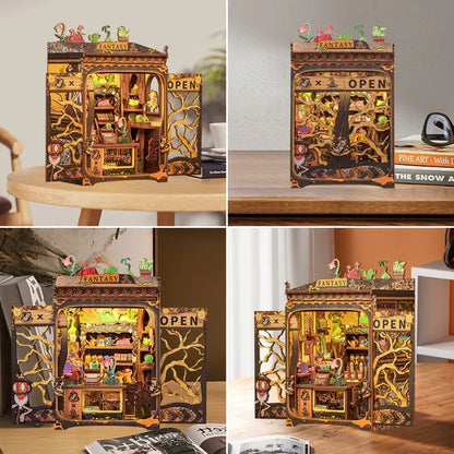 Cutebee, 3D Booknook, Fantasy Plant Shop, CWGA203, 11,5x10x17cm