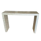 Pearl White Console 116x30x77cm Modern Minimalist