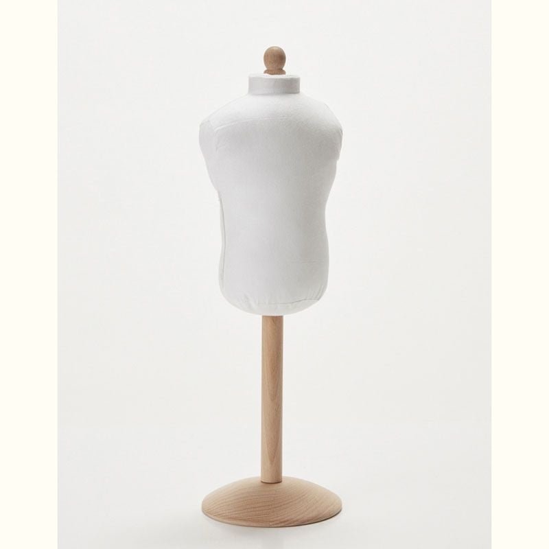 Paspop poppenkleding 11,5x36 cm wit