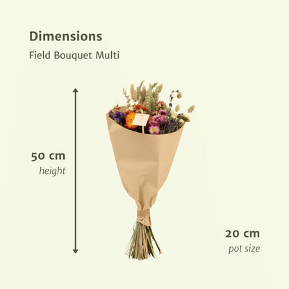 Droogbloemen boeket Ø20x50 cm
