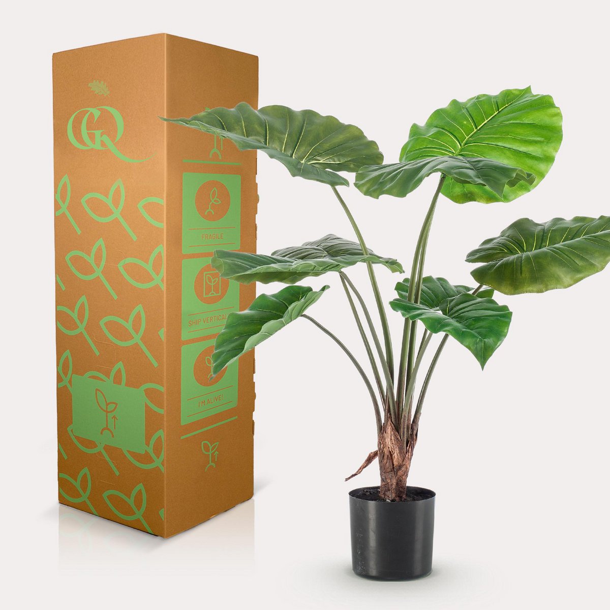 Kunstplant Alocasia 70 cm groen