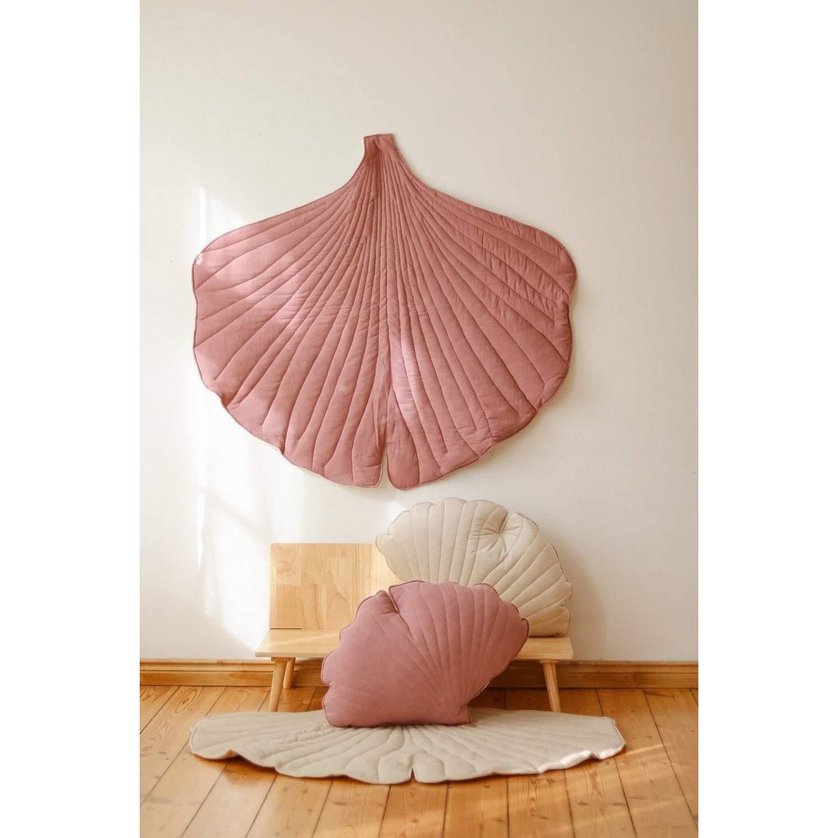 Speelmat linnen 110x120 cm dirty pink