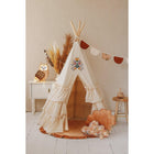 Fringed and Embroidered Folk Tipi Tent for Children