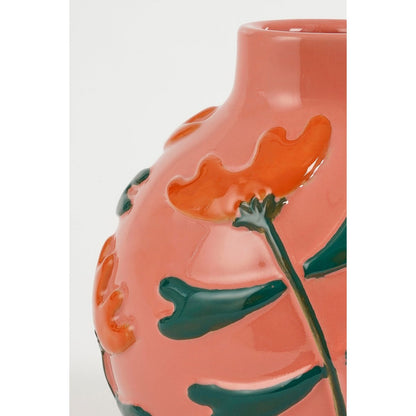 Vaas 20 cm keramiek roze