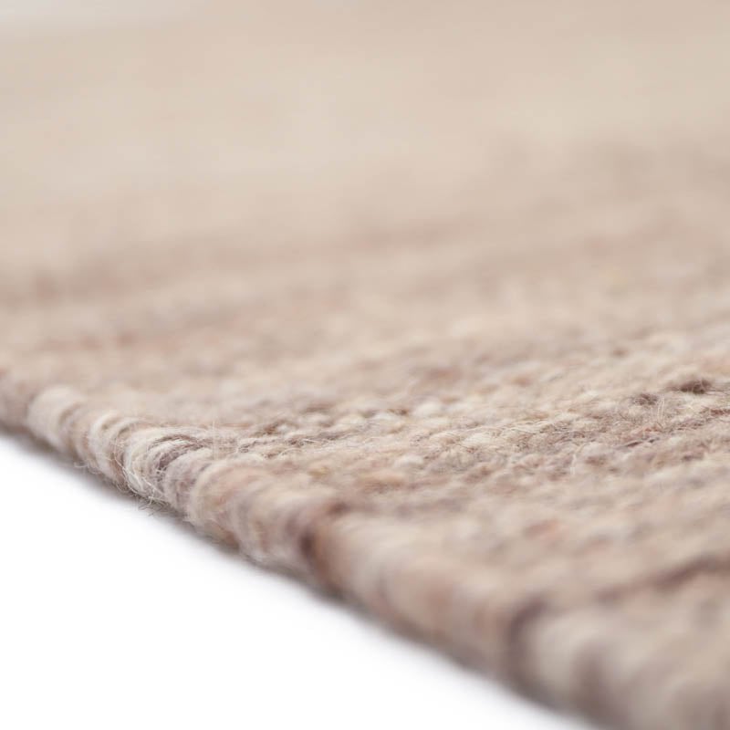 LHENA BRUN ROSE L eigentijds wollen vloerkleed