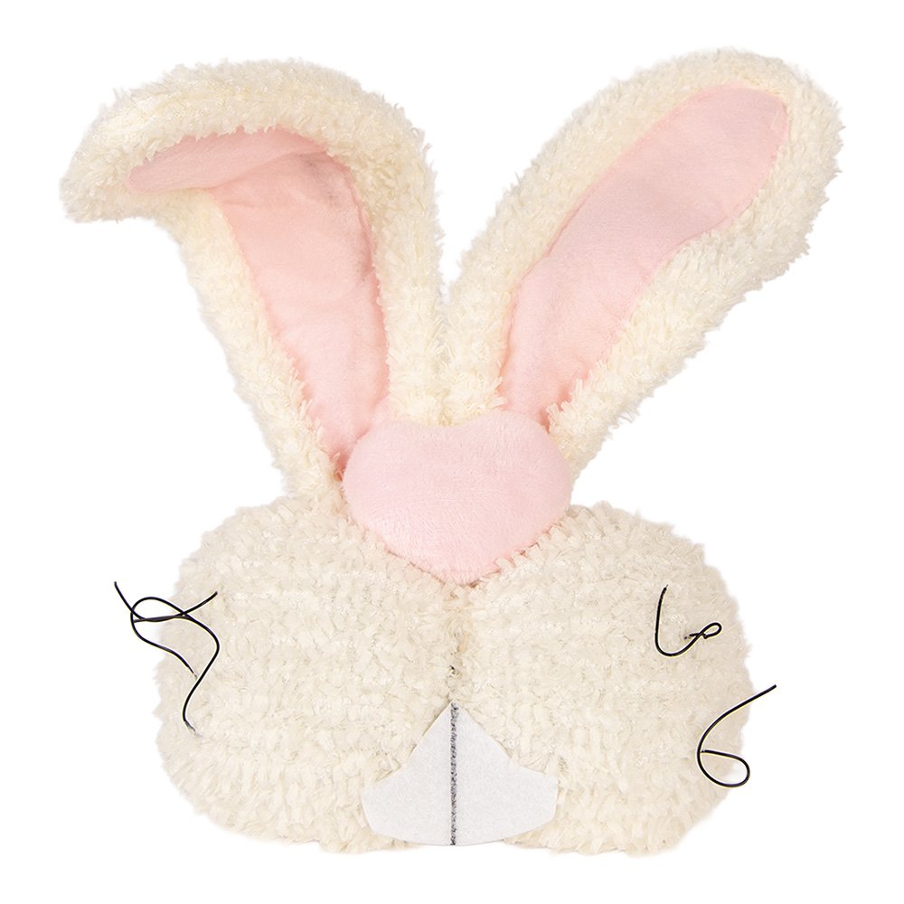 Decorative cushion Rabbit 18x10x35 cm Beige Polyester
