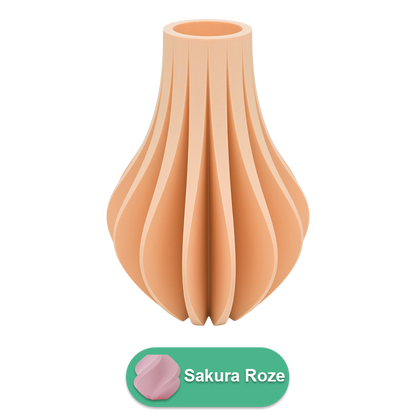 Aventa 3D vaas - 3D geprinte vaas - Duurzaam PLA - Geschikt voor kunstbloemen