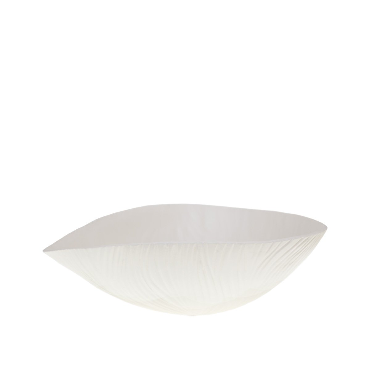 Serveerschaal keramiek beige 38.5x29x14.5 cm