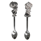 Lepels set van 2 12 cm zilverkleurig massief zilver