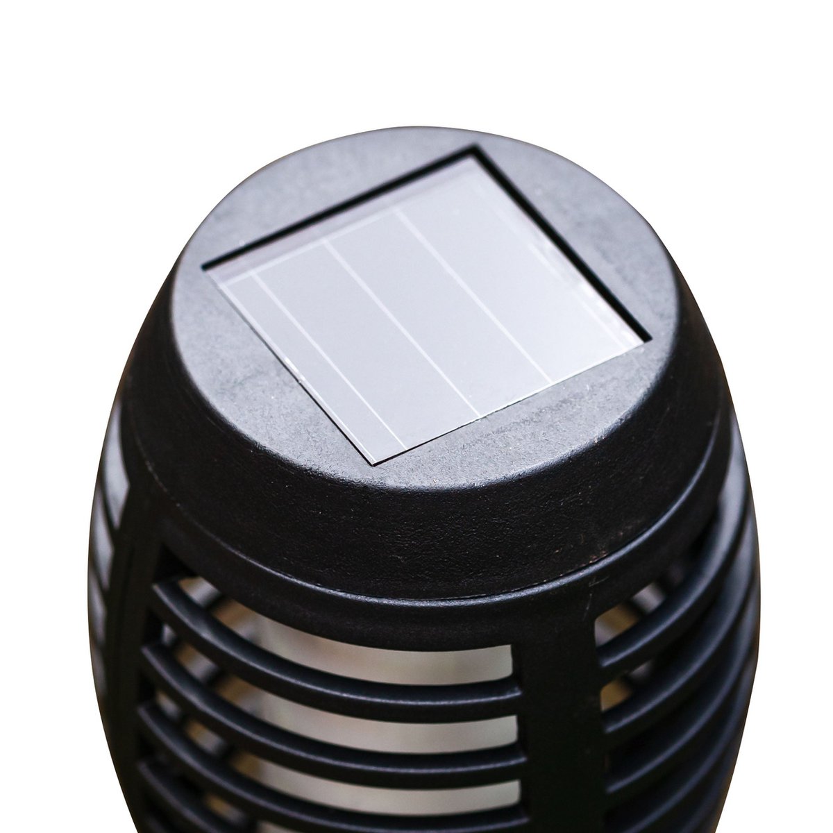 Tuinspots LED 5 stuks 45 cm grijs plastic