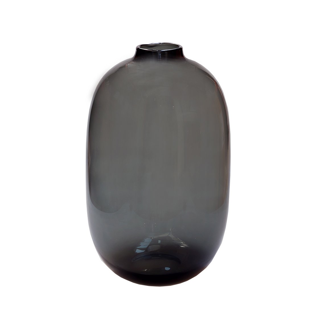 Vaas grijs 33x20 cm glas
