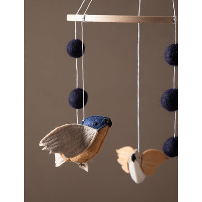 Babymobiel 21,5 cm vilt hout