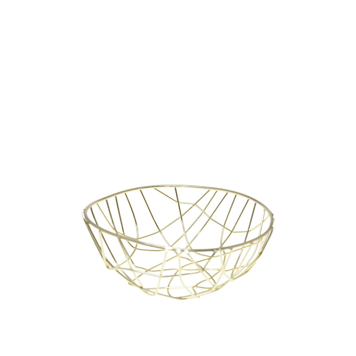 24x24x10cm gilded bread basket