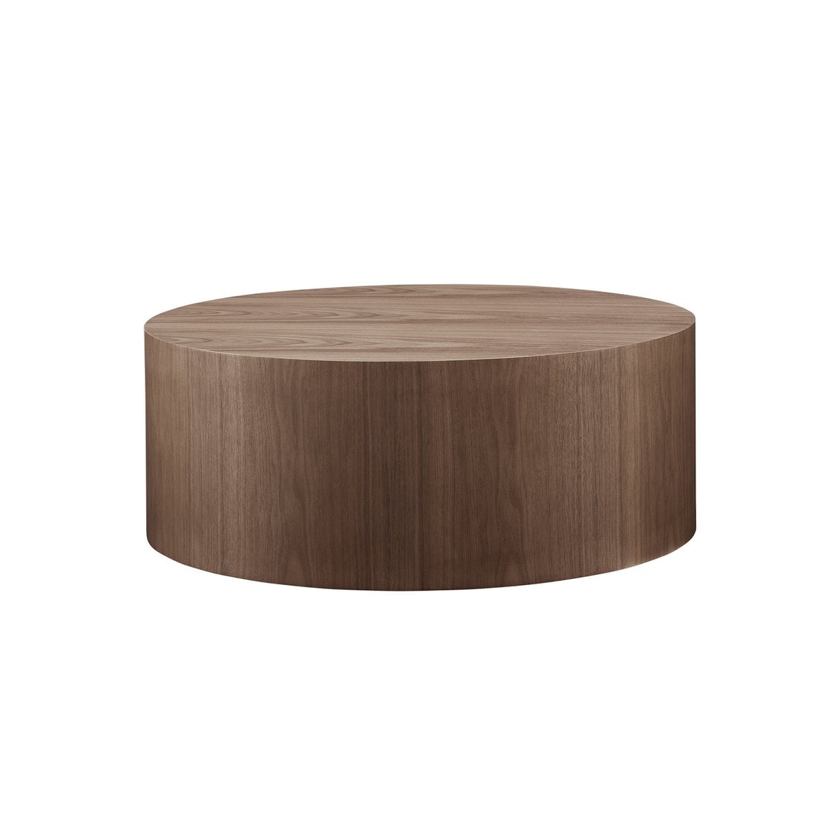 Salontafel Ø 80 cm walnoot MDF