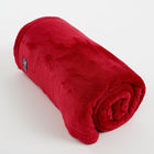 Plaid 180x130 cm polyester rood