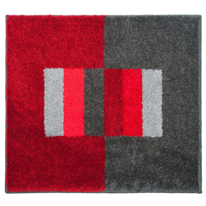 Bidetmat 50x60 cm rood acryl