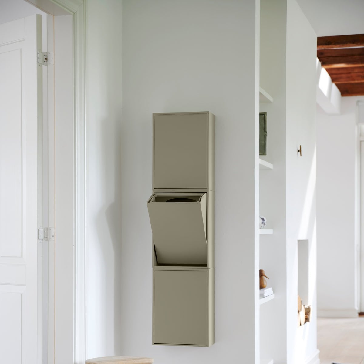 Recyclingbox ophangbaar gerecycled kunststof
