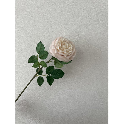 Kunstbloemen rozen 65 cm lichtroze set van 2