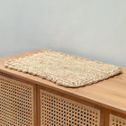 Placemat set 50x30 cm raffia