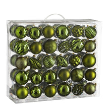 Kerstballen Set - 60 Stuks - Ø7 cm - Onbreekbaar - Donkergroen