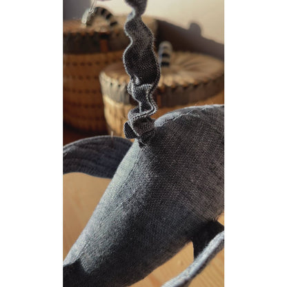 Vibrerend walvisspeeltje 45 cm linnen Jean Blue