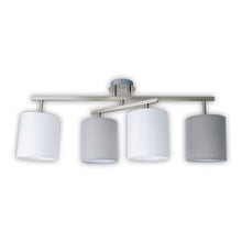 Four-light Ceiling Lamp Tilde With E27 82 Cm Long Grey