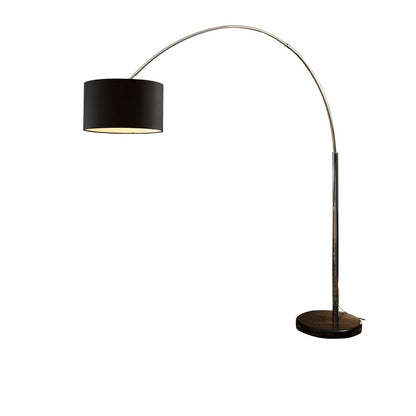 Booglamp 210 cm zwart marmer