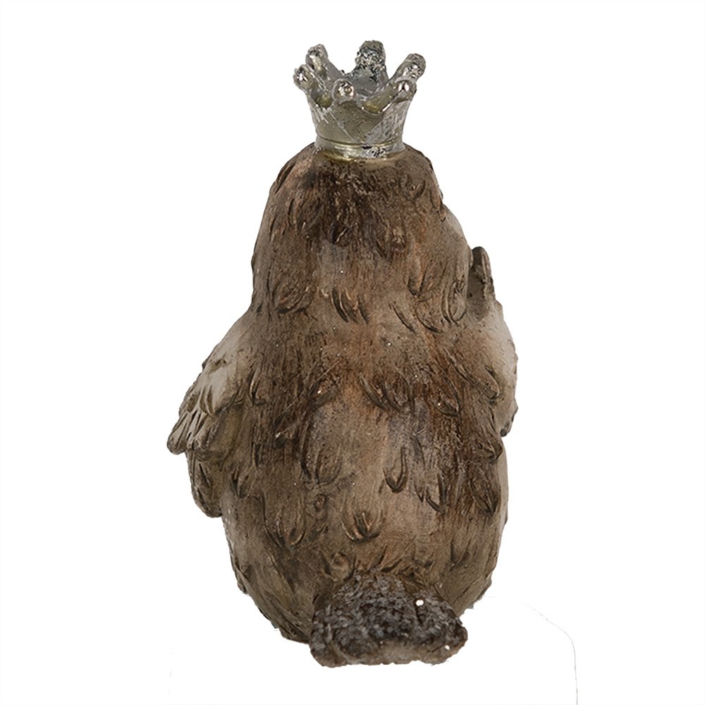 Decoratie Beeld Vogel 9 cm Beige Polyresin