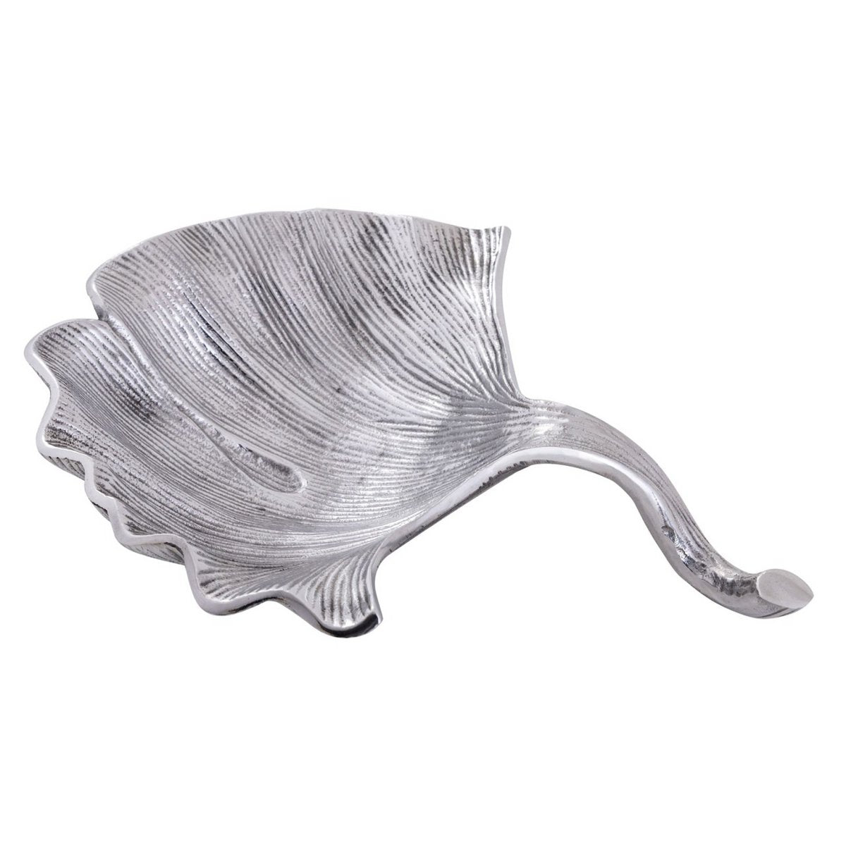 Decoratieve Ginkgo Bladschaal Aluminium 12 Delig Groot