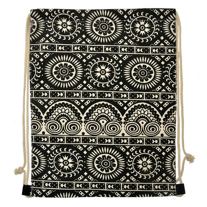 Backpack Black, Synthetic 34x1x43 cm