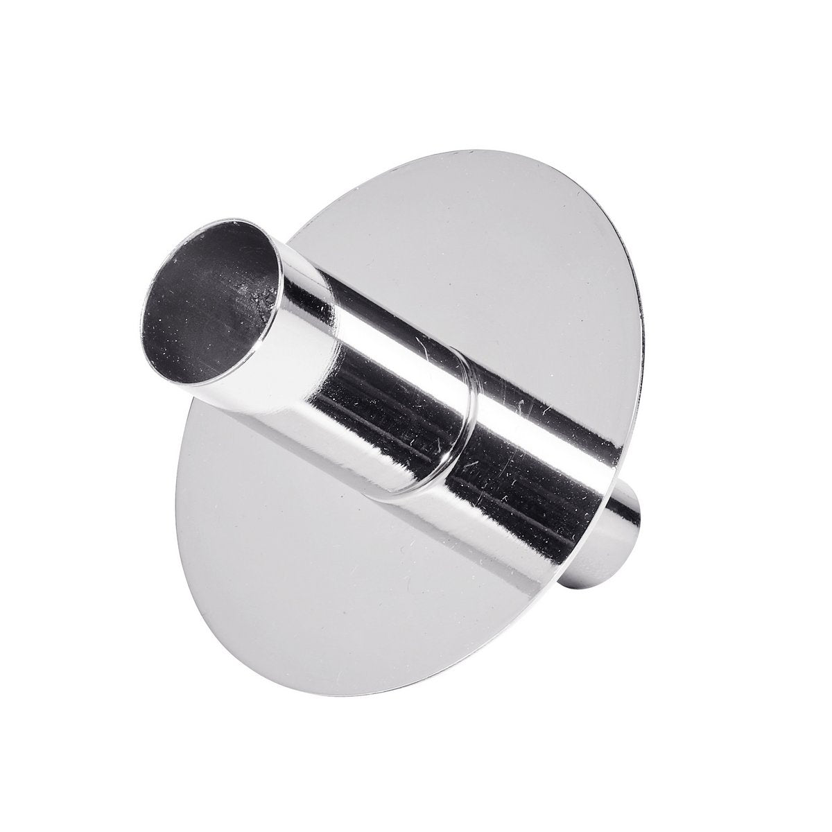 Kandelaar EDZARD roestvrij staal zilver 8 cm