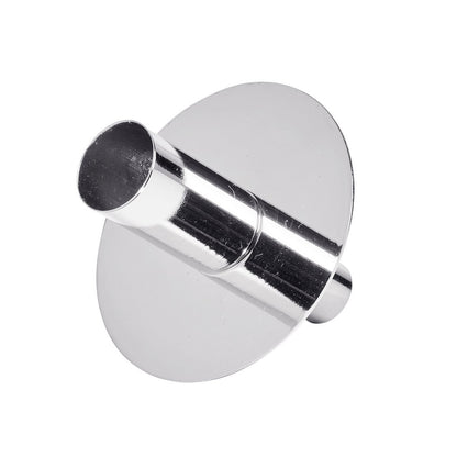Kandelaar EDZARD roestvrij staal zilver 8 cm