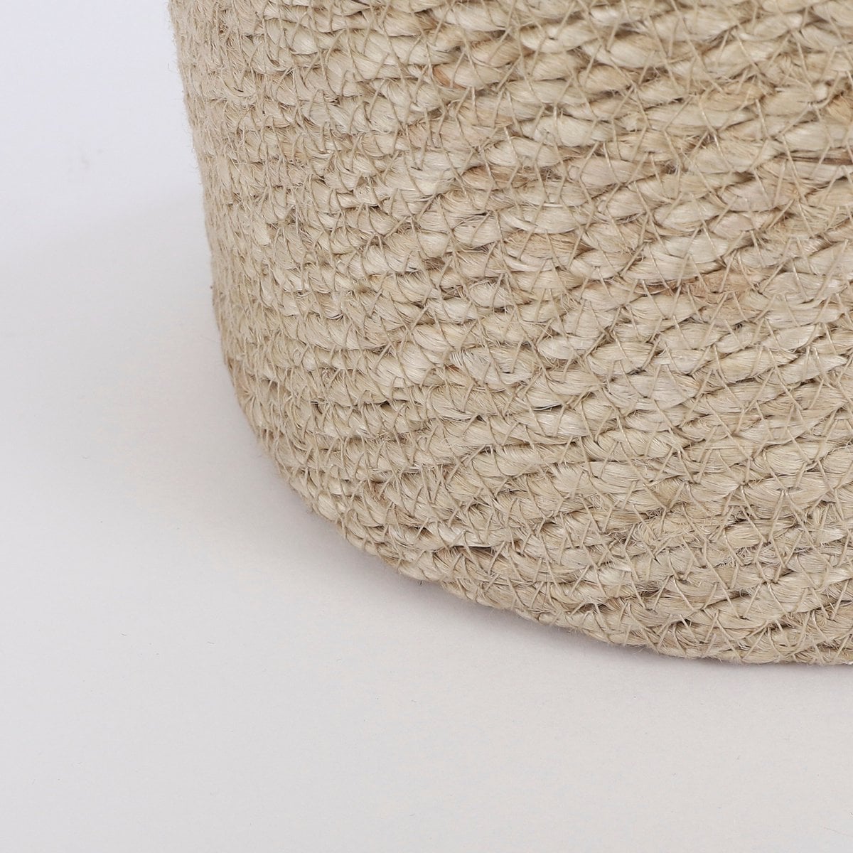 Plantenmand set jute crème 3 stuks Ø12-16 cm