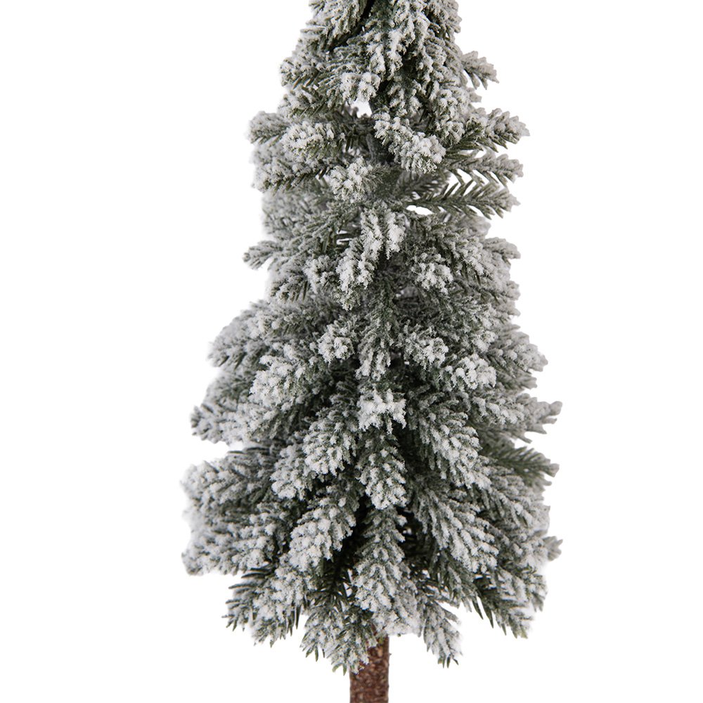 Mini Artificial Christmas Tree Ø 10x48 cm Green Wood