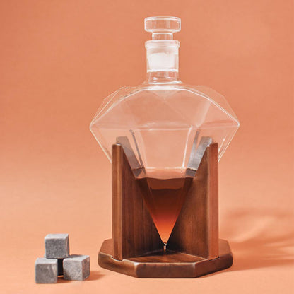 Diamant karaf glas