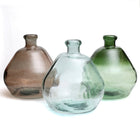 Vaas beige gerecycled glas
