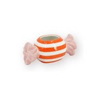 Bloempot 17x8x8 cm oranje roze dolomiet
